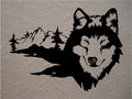 Wolf Wall Decals - Vinyl Stickers for Bedroom Man Cave  Nursery Decor Sticker Chef