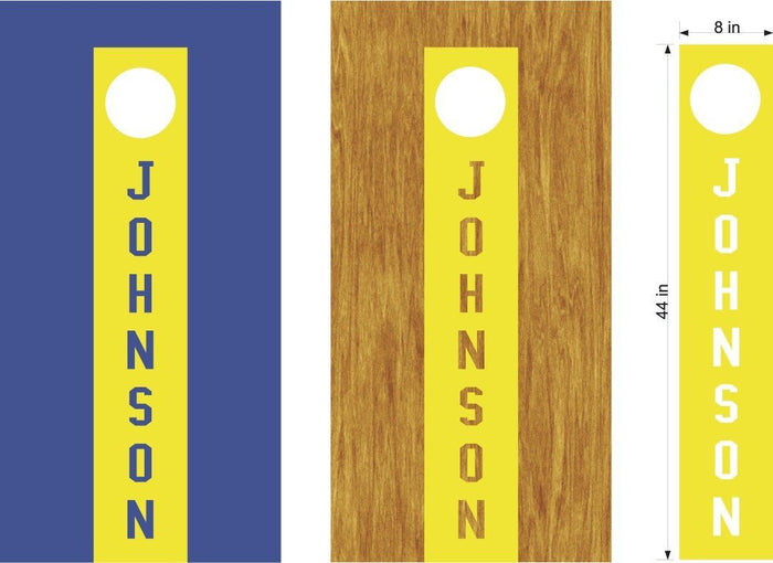 Your Team Name Cornhole Board Vinyl Decal Sticker Sticker Chef